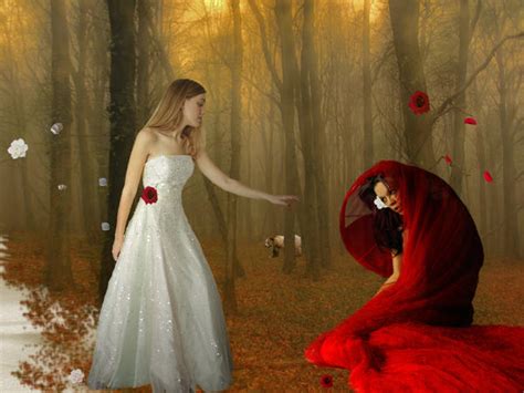 Snow White and Rose Red by Faery-Fliss on DeviantArt