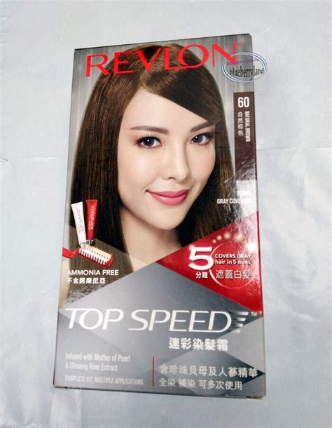 Revlon TOP SPEED Hair Color covers grey hair in 5 mins Deep Mahogany Brown women | eBay