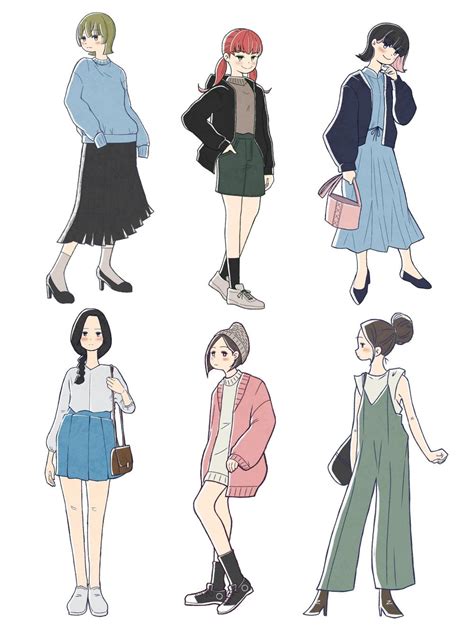 女性ファッションイラスト - ランサーズ