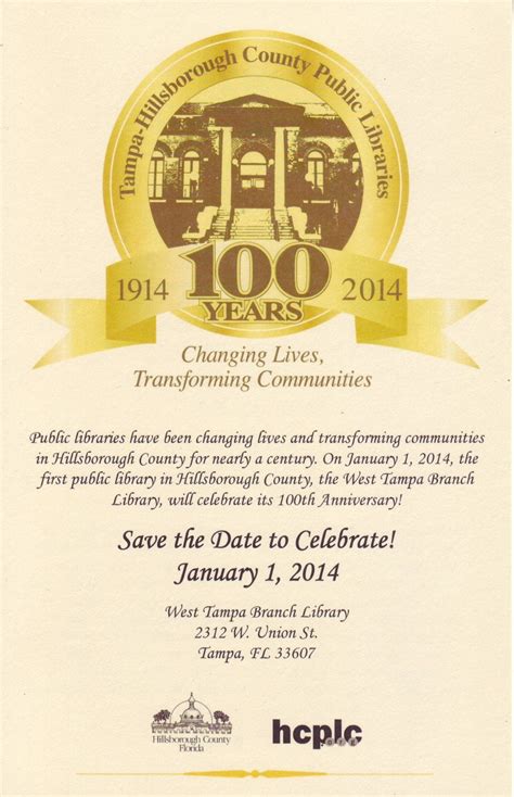 Library Centennial Celebration