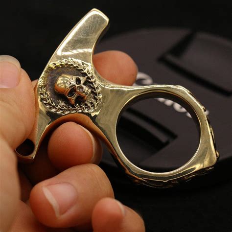 Real Brass Knuckles Keychain – Cakra EDC Gadgets