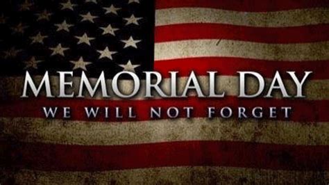 Memorial Day - Never Forget the Fallen