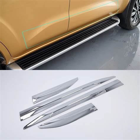 ABS Exterior car accessories side door moulding Cover Trim For Nissan ...