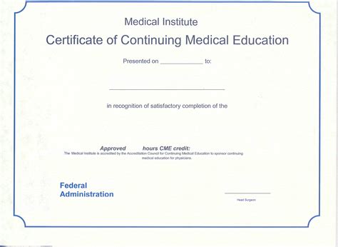 Medical Assistant Certificate – Certificate Templates