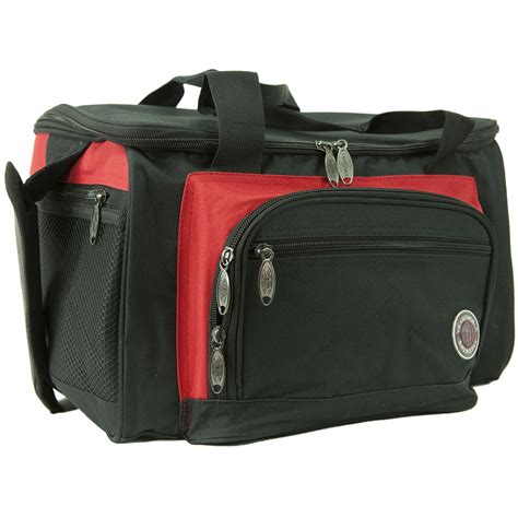 Insulated Lunch Bag Cooler Multiple Pockets Shoulder Strap Large ...