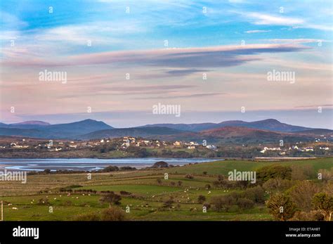 Evening view of Ardara, County Donegal, Ireland Stock Photo - Alamy