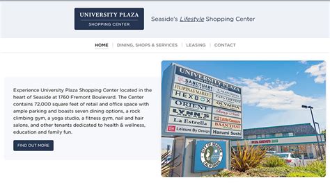 Portfolio | University Plaza Shopping Center (SunStar Media - Advanced Web Development & Hosting ...