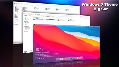 MacOs Big Sur Theme For Windows 7 - YouTube