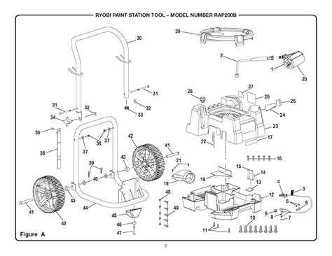 RYOBI Paint Sprayer Parts RAP200B, RYOBI Parts