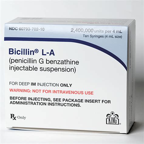 Bicillin L-A (Generic Penicillin G Benzathine Injection) - Prescriptiongiant