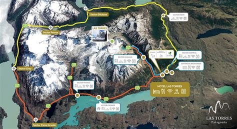 Torres Del Paine O Circuit Map