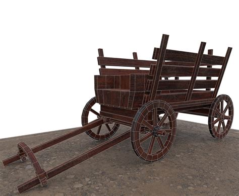 Medieval Carriage 3D model - TurboSquid 1967960