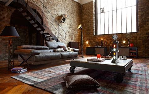 10 Living Room Ideas For Your Industrial Loft