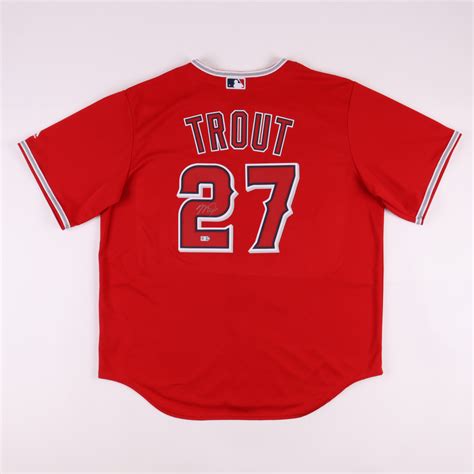 Mike Trout Signed Angels Jersey (MLB) | Pristine Auction