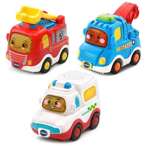 VTech Toot-Toot Drivers 3 Pack Emergency Vehicles | Smyths Toys UK