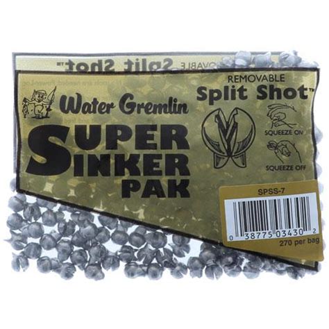 Water Gremlin Super Pack Split Shot