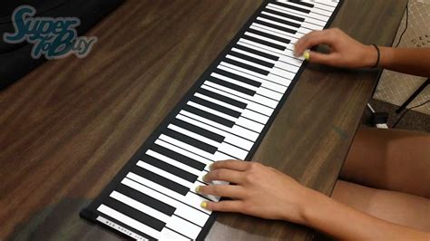 61-KEY FLEXIBLE ROLL-UP SOFTKEY MIDI KEYBOARD PIANO (Heart and Soul) - YouTube