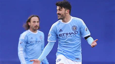 David Villa, New York City FC tied Chicago Fire 2–2 at Yankee Stadium ...