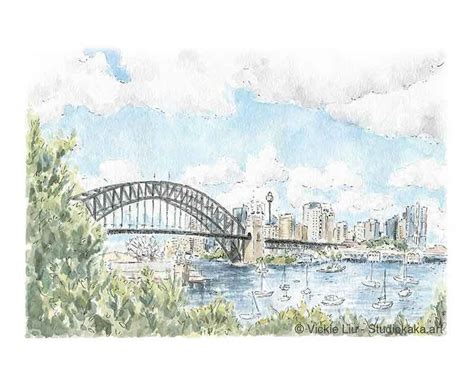 Sydney Harbour Bridge Artwork - Frikilo Quesea