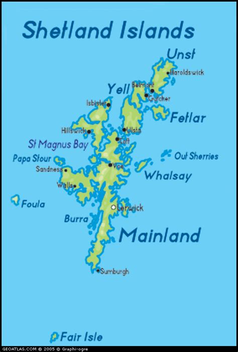 Shetland Uk Map - Time Zones Map
