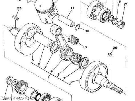 Yamaha DT125 1978 USA parts lists and schematics