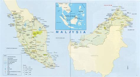 Malaysia Sea Map