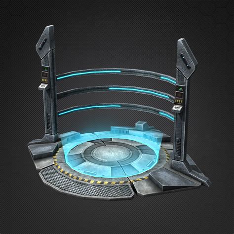 3d sci fi teleporter in 2024 | Sci fi environment, Sci fi props, Sci fi models