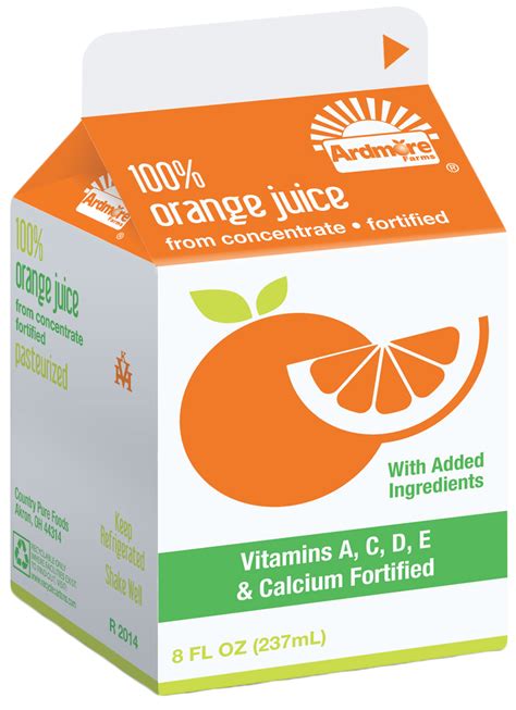 Ardmore Farms Orange Juice Frozen Carton - Country Pure