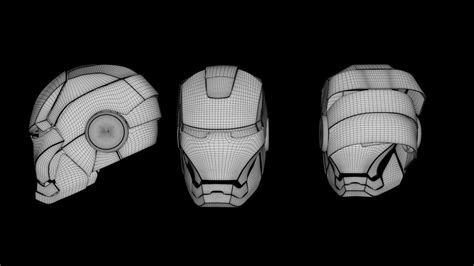 Iron Man Helmet 3D Model - TurboSquid 2226121