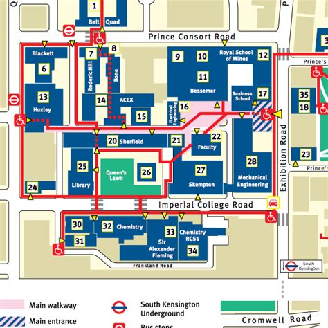 London University Campus Map