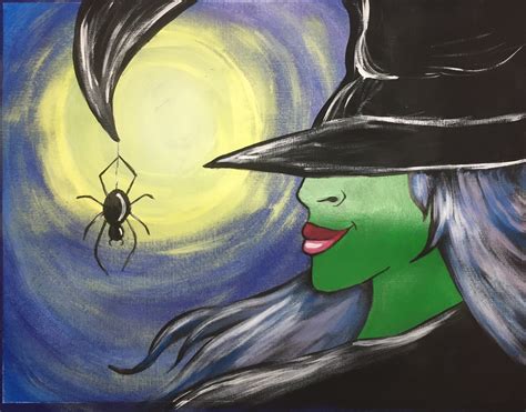 Wicked Witch Acrylic Painting Tutorial for Beginners | The Buzzed