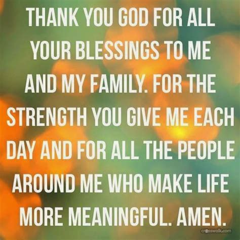 THANK YOU GOD FOR ALL YOUR BLESSINGS TO ME AND MY FAMILY. FOR THE STRENGTH YOU GIVE ME EACH DAY ...