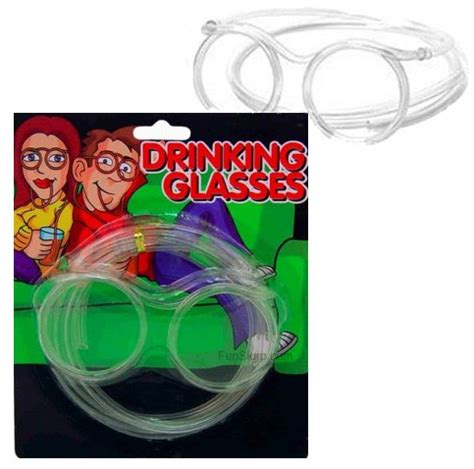 Straw Drinking Glasses - $4.95 : FunSlurp.com, Unique Gifts and Fun ...