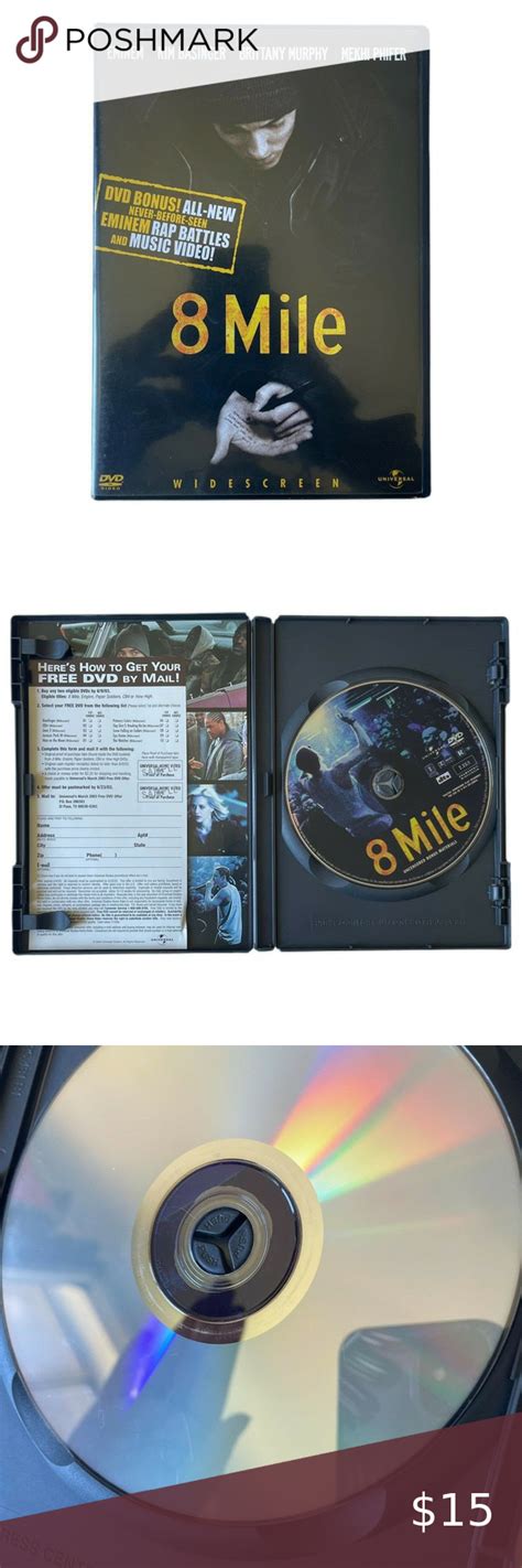 8 Mile (DVD, 2003, Widescreen Censored Bonus Materials) | Dvd, Censored, Eminem rap battle