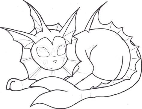 Vaporeon Drawing at GetDrawings | Free download