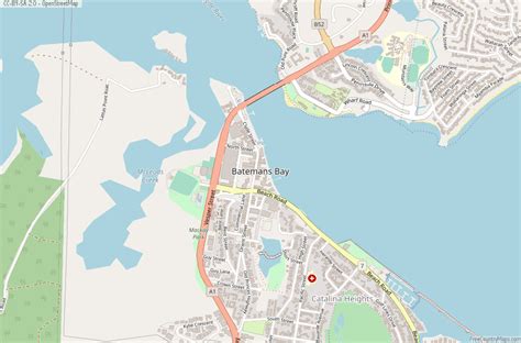 Batemans Bay Map Australia Latitude & Longitude: Free Maps