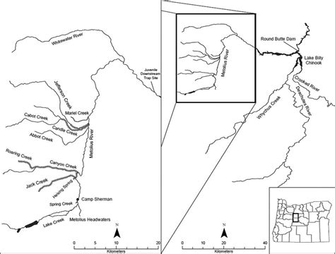 Lake Billy Chinook Fishing Map - Bal Foyen Ce Treasure Map