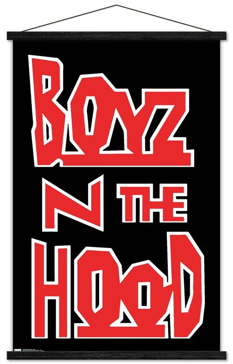 Boyz N The Hood - Logo Wall Poster with Wooden Magnetic Frame, 22.375 ...