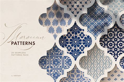 Islamic Moroccan Seamless Patterns - Design Cuts