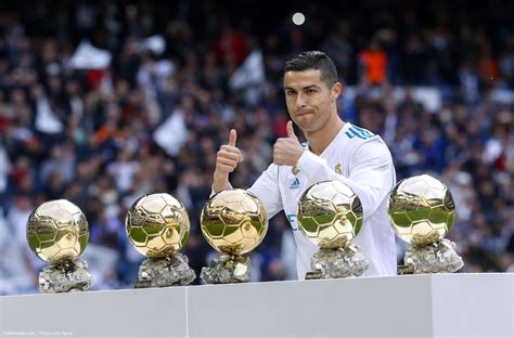 Combien Cristiano Ronaldo a-t-il gagné de Ballon d'Or