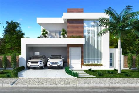 Luxurious and Modern Two-Storey House Plan With Clean Facade