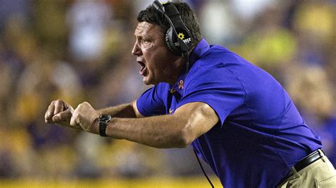Ed Orgeron is back where he wanted to be, coaching LSU - LA Times