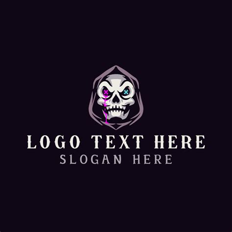 Skeleton Death Skull Logo | BrandCrowd Logo Maker