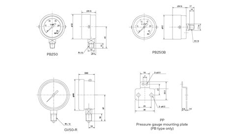 Pressure gauge - LUBE CORPORATION