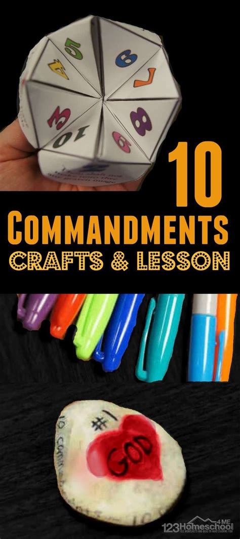 The 10 Commandments Crafts For Kids