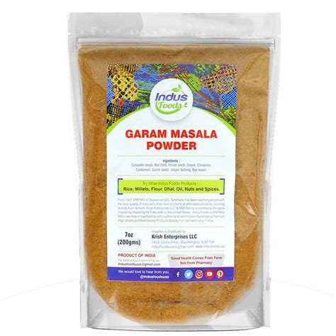 Garam Masala Powder 200gms | INDUSFOODS.US