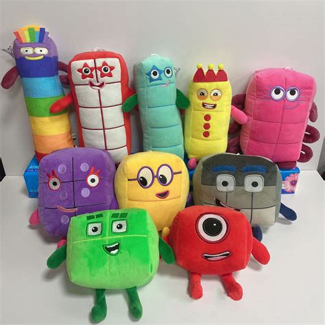 Buy Numberblocks Plush Toys, 6-10 Numberblocks Plush,Preschool Plush Toy, Digital Addition and ...