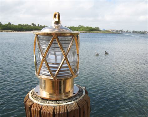 European Nautical Bronze Piling Dock Light - Nautical Lights