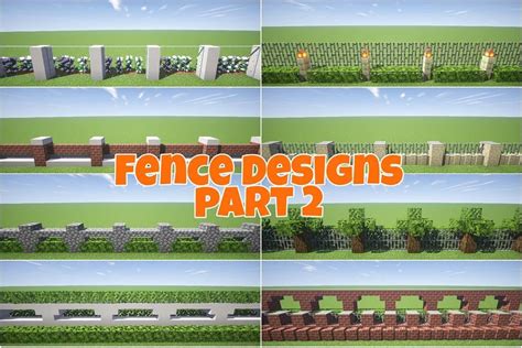 Fence Ideas Minecraft - WoodsInfo