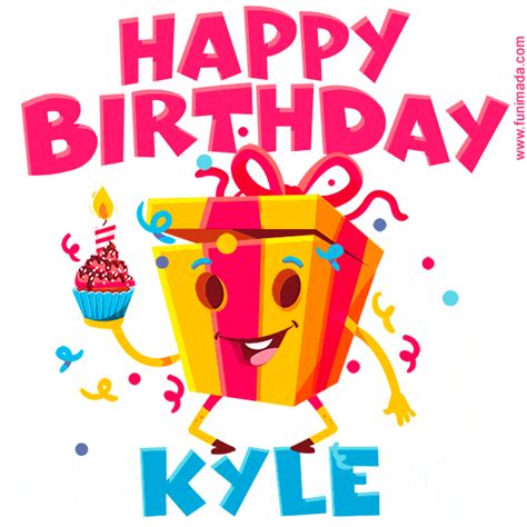 Happy Birthday Kyle GIFs for Her - Download on Funimada.com